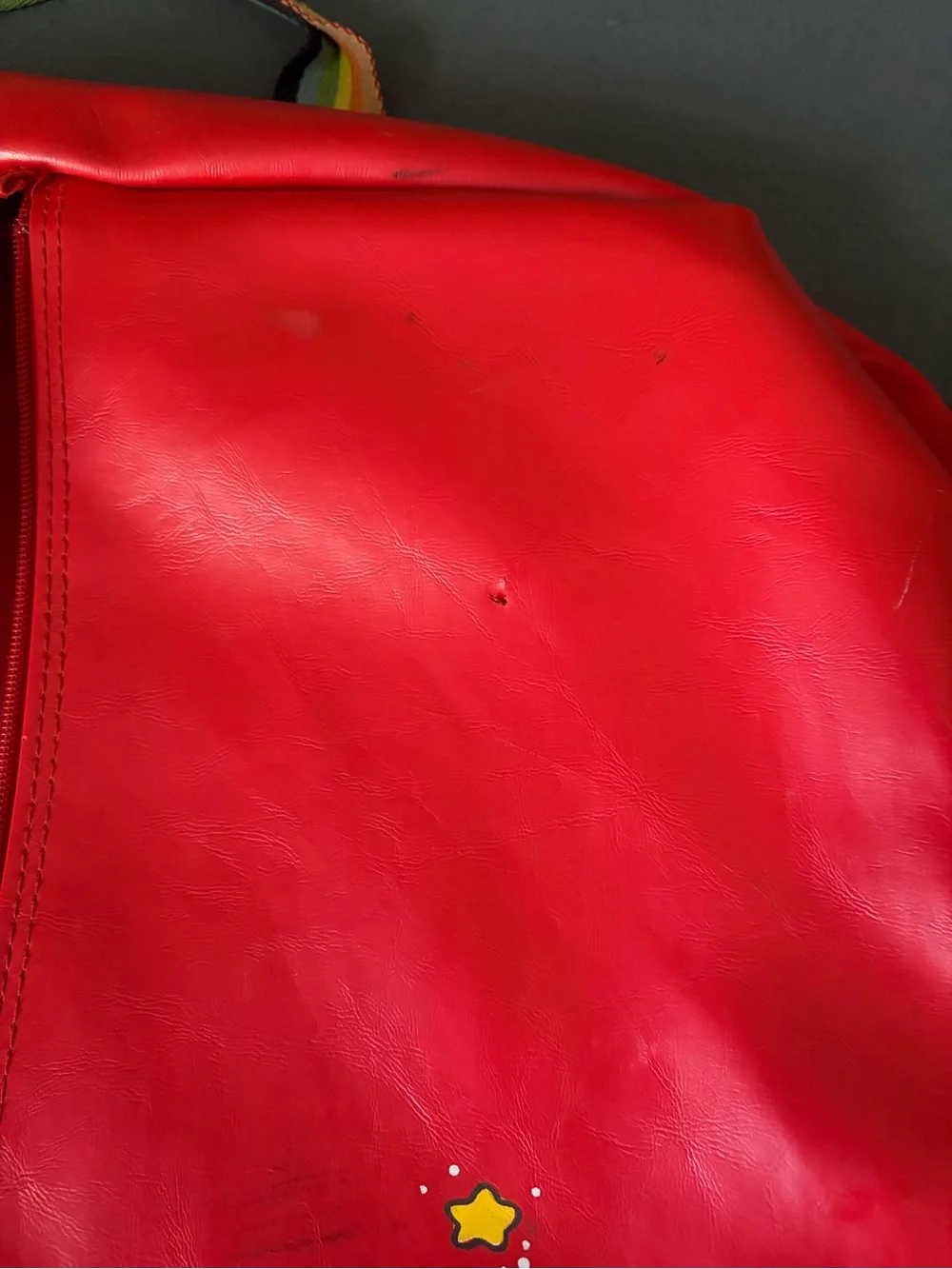 Vintage 1983 Care Bear Red Vinyl Garment Bag